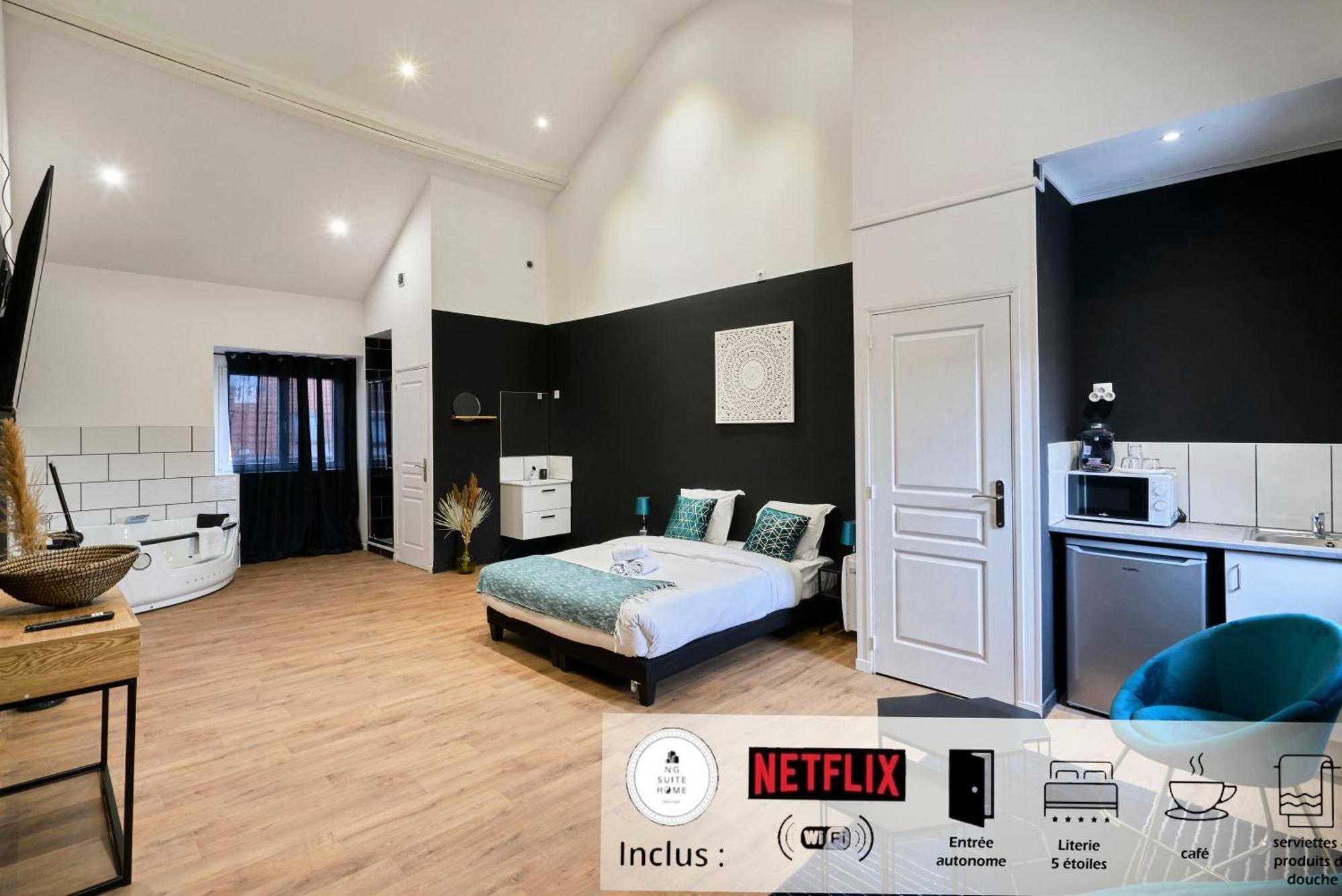 Ng Prestige - Lille L Roubaix Trichon - Balneo - Netflix - Wifi Apartment Exterior photo